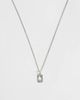 ASOS DESIGN ASOS DESIGN ace of spades playing card pendant necklace in silver - 1