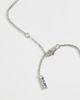 ASOS DESIGN ASOS DESIGN ace of spades playing card pendant necklace in silver - 3