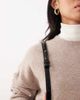 ASOS DESIGN ASOS DESIGN adjustable crossbody bag with clip hardware detail in black croc - 3
