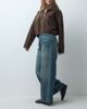 ASOS DESIGN ASOS DESIGN adjustable waistband straight leg jeans in blue vintage wash - 2