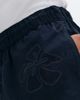 ASOS DESIGN ASOS DESIGN all-over floral print shorts with linen in navy - part of a set - 3