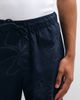 ASOS DESIGN ASOS DESIGN all-over floral print shorts with linen in navy - part of a set - 4
