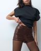 ASOS DESIGN ASOS DESIGN allover sequin micro shorts in chocolate-Brown - 3