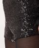 ASOS DESIGN ASOS DESIGN allover sequin mini shorts in black - 4