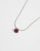 ASOS DESIGN ASOS DESIGN amber stone pendant necklace in silver - 3