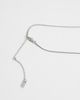 ASOS DESIGN ASOS DESIGN amber stone pendant necklace in silver - 4