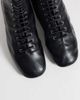 ASOS DESIGN ASOS DESIGN Anais premium leather lace up sock boots in black - 2