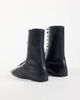 ASOS DESIGN ASOS DESIGN Anais premium leather lace up sock boots in black - 3