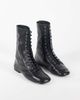 ASOS DESIGN ASOS DESIGN Anais premium leather lace up sock boots in black - 4