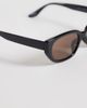 ASOS DESIGN ASOS DESIGN angled sunglasses in black frame with brown lens - 2