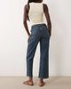 ASOS DESIGN ASOS DESIGN ankle grazer comfort stretch straight leg jeans in dark vintage wash-Blue - 2