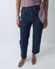 ASOS DESIGN ASOS DESIGN ankle grazer comfort stretch straight leg jeans in rinse wash-Navy - 4