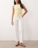 ASOS DESIGN ASOS DESIGN ankle grazer comfort stretch straight leg jeans in white - 1