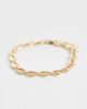 ASOS DESIGN ASOS DESIGN anklet with faux shell in gold tone - 1