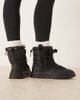 ASOS DESIGN ASOS DESIGN Arrow nylon lace up snow boots in black - 3