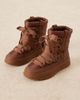 ASOS DESIGN ASOS DESIGN Arrow nylon lace up snow boots in chocolate-Brown - 2