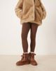 ASOS DESIGN ASOS DESIGN Arrow nylon lace up snow boots in chocolate-Brown - 4