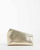 ASOS DESIGN ASOS DESIGN asymmetric clutch in metallic gold-Silver - 1