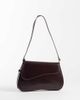 ASOS DESIGN ASOS DESIGN asymmetric flap shoulder bag in brown - 1