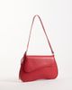 ASOS DESIGN ASOS DESIGN asymmetric flap shoulder bag in red - 1