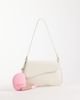 ASOS DESIGN ASOS DESIGN asymmetric flap shoulder bag in white - 2
