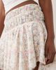 ASOS DESIGN ASOS DESIGN asymmetric lace layered mini skirt in pink floral-Multi - 3