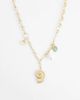 ASOS DESIGN ASOS DESIGN asymmetric necklace with sea-life charms in gold tone - 1