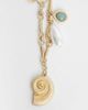 ASOS DESIGN ASOS DESIGN asymmetric necklace with sea-life charms in gold tone - 4