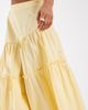 ASOS DESIGN ASOS DESIGN asymmetric tiered boho maxi skirt in buttermilk-Black - 2