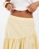 ASOS DESIGN ASOS DESIGN asymmetric tiered boho maxi skirt in buttermilk-Black - 4