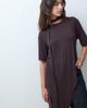 ASOS DESIGN ASOS DESIGN asymmetric top with fringe scarf in chocolate-Brown - 2