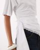 ASOS DESIGN ASOS DESIGN asymmetric top with waist wrap in white - 2