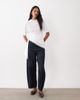 ASOS DESIGN ASOS DESIGN asymmetric top with waist wrap in white - 3