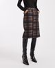 ASOS DESIGN ASOS DESIGN awkward length skirt in printed plaid-Multi - 2