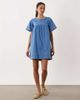 ASOS DESIGN ASOS DESIGN babydoll mini dress in denim-Blue - 2
