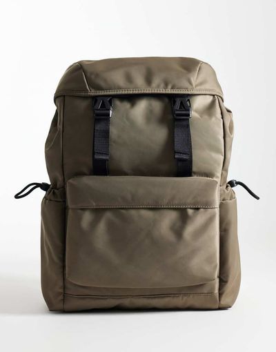 ASOS DESIGN ASOS DESIGN Backpack In Khaki-Green
