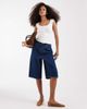 ASOS DESIGN ASOS DESIGN baggy Bermuda shorts in rinse-Blue - 1