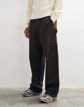 ASOS DESIGN ASOS DESIGN baggy cargo pants in brown-WHITE