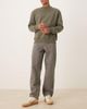 ASOS DESIGN ASOS DESIGN baggy fit jeans with hickory stripes in navy and brown-Multi - 1