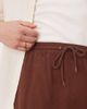 ASOS DESIGN ASOS DESIGN baggy fit pull-on linen rich pants in brown - 2