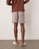 ASOS DESIGN ASOS DESIGN baggy fit pull on linen mix shorts in gray-Brown - 2