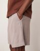 ASOS DESIGN ASOS DESIGN baggy fit pull on linen mix shorts in gray-Brown - 3