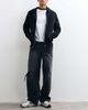 ASOS DESIGN ASOS DESIGN baggy jeans in washed black with rips and elasticated waist - 1