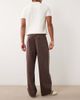 ASOS DESIGN ASOS DESIGN baggy jeans in washed brown-Gray - 3