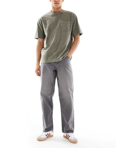 ASOS DESIGN ASOS DESIGN baggy jeans in washed gray