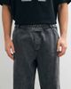 ASOS DESIGN ASOS DESIGN baggy jeans with elasticated waistband in washed gray - 4