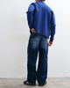 ASOS DESIGN ASOS DESIGN baggy jeans with laid on pockets in mid wash blue - 3
