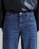 ASOS DESIGN ASOS DESIGN baggy jeans with turn up hem in dark mid blue - 3