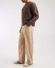 ASOS DESIGN ASOS DESIGN baggy pants in beige with self-tie belt-Neutral - 3