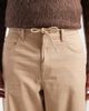 ASOS DESIGN ASOS DESIGN baggy pants in beige with self-tie belt-Neutral - 4